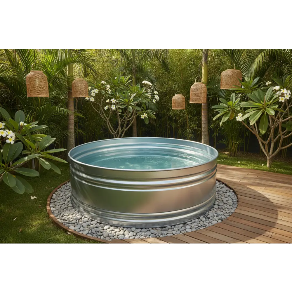 perth backyard pool with balinese style tropical garden landscaping small backyard 